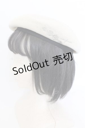 画像: axes femme / ラメ刺繍入サーモベレー  ナチュラル O-25-05-30-078-AX-AC-IG-ZT-K004