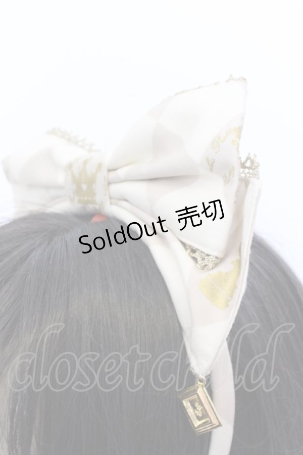 画像2: Angelic Pretty / Chess Chocolateカチューシャ  アイボリー O-25-05-30-084-AP-AC-IG-OS (2)