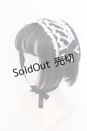 画像: Innocent World / クロスリボンヘッドドレス  クロ×シロ O-25-05-30-086-IW-AC-IG-OS