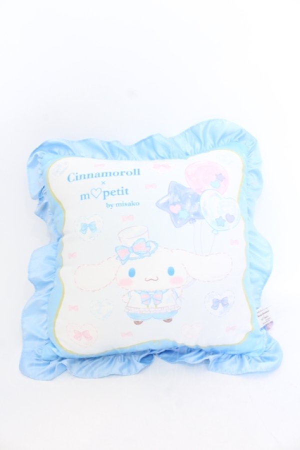 画像1: m petit by misako / サンリオコラボクッション  サックス O-25-05-30-087-LO-ZA-IG-ZT386 (1)