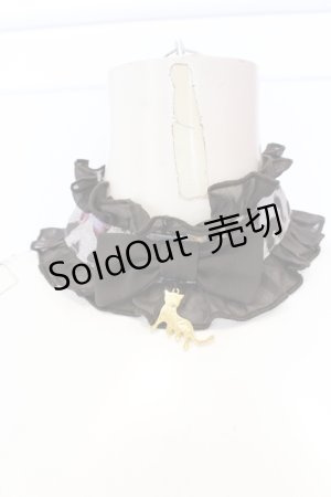 画像: metamorphose / ジュエルレオパードチョーカー  グレー O-25-05-30-088-ME-AC-IG-OS