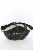 画像4: BABY,THE STARS SHINE BRIGHT / ドットリボンカゴBag  クロ O-25-05-30-013-BA-BG-OW-OS (4)