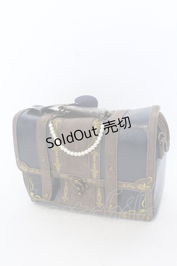 画像1: axes femme kawaii / トレジャーチェストバッグ  ネイビー O-25-05-30-021-AX-BG-OW-ZT-K020 (1)
