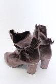 画像2: axes femme / ストレッチリボンブーツ L ブラウン O-25-05-30-024-AX-SH-IG-ZT-K001 (2)
