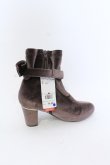 画像5: axes femme / ストレッチリボンブーツ L ブラウン O-25-05-30-024-AX-SH-IG-ZT-K001 (5)