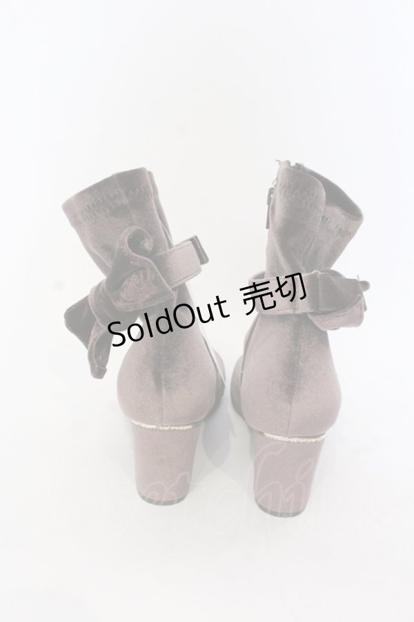 画像6: axes femme / ストレッチリボンブーツ L ブラウン O-25-05-30-024-AX-SH-IG-ZT-K001 (6)