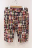 画像1: Karl Helmut / リバーシブルハーフパンツ 4（L） ワイン×チェック O-25-05-31-001-EL-PA-OW-ZT117 (1)
