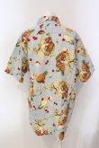 画像3: Karl Helmut / フルーツバスケット柄シャツ L サックス O-25-05-31-041-EL-BL-OW-OS (3)