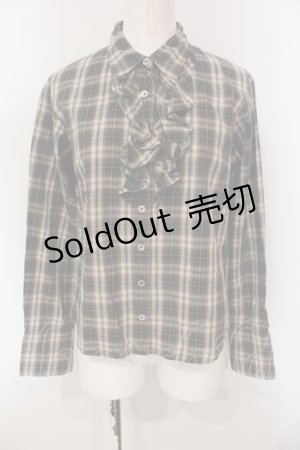 画像: PINK HOUSE / 碇カフスボタンチェックシャツ M ブラウン O-25-05-31-044-LO-BL-OW-OS