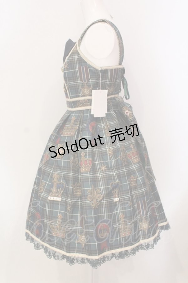 画像3: Angelic Pretty / Antique Crownジャンパースカート  グリーン O-25-05-31-057-AP-OP-OW-OS (3)