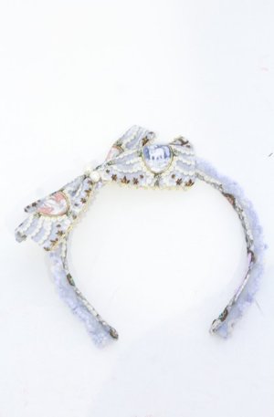画像: Angelic Pretty / Dreamy Jewelカチューシャ  サックス O-25-05-31-1001-AP-AC-IG-OS
