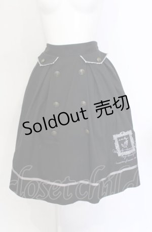 画像: axes femme / 薔薇×額縁刺繍ミドルスカート M クロ O-25-05-31-1048-AX-SK-OW-OS