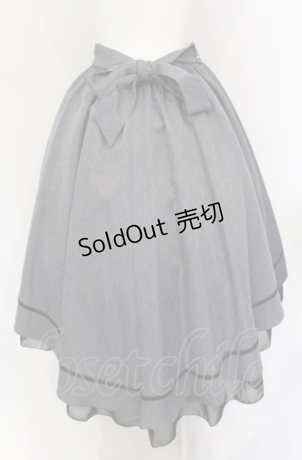 画像2: axes femme / フィッシュテールスカート M グレー O-25-05-31-1057-AX-SK-OW-ZT143 (2)