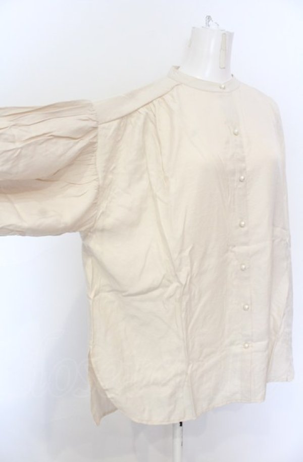 画像2: axes femme POETIQUE / シャツチュニック M ベージュ O-25-05-31-1069-AX-TO-OW-OS (2)