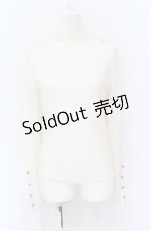 画像: axes femme / プチローズレーストップス F クリーム O-25-05-31-1007-AX-TO-OW-OS