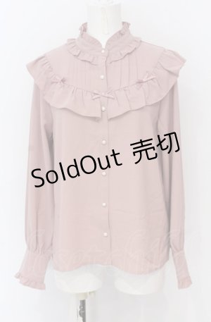 画像: axes femme kawaii / プティリボンブラウス M ピンク O-25-05-31-1080-AX-BL-OW-OS