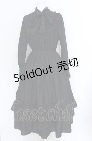 画像: axes femme / 20th/クラシカルワンピース F クロ O-25-05-31-1108-AX-BL-OW-OS