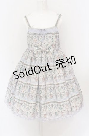 画像: Angelic Pretty / Dreamy Jewelハイウエストジャンパースカート  ラベンダー O-25-05-31-1013-AP-OP-IG-OS
