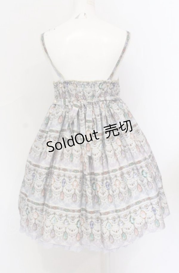 画像3: Angelic Pretty / Dreamy Jewelハイウエストジャンパースカート  ラベンダー O-25-05-31-1013-AP-OP-IG-OS (3)