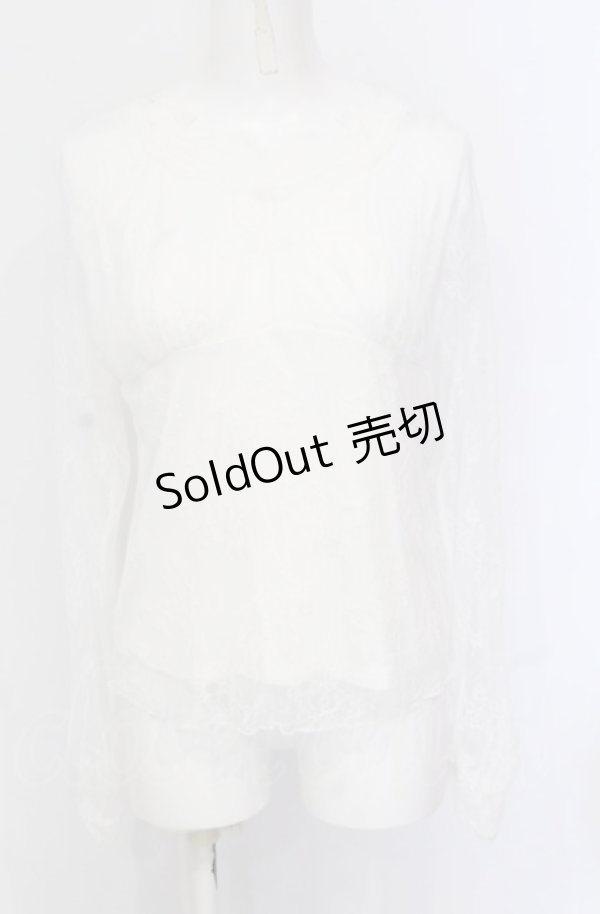 画像1: axes femme / 総レースインナー M シロ（公式展開色キナリ） O-25-05-31-1031-AX-TO-OW-OS (1)