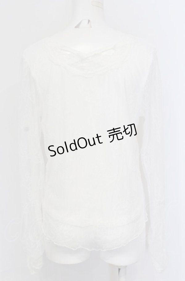 画像3: axes femme / 総レースインナー M シロ（公式展開色キナリ） O-25-05-31-1031-AX-TO-OW-OS (3)