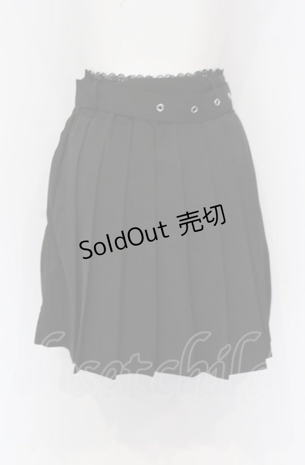 画像2: 【SALE】DearMyLove / レースアップスリットスカパン M クロ O-25-05-31-1039-EL-PA-IG-ZT240 (2)