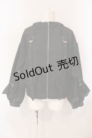 画像: axes femme POETIQUE / ベルトデザインブルゾン M クロ O-25-05-31-063-AX-JA-OW-OS