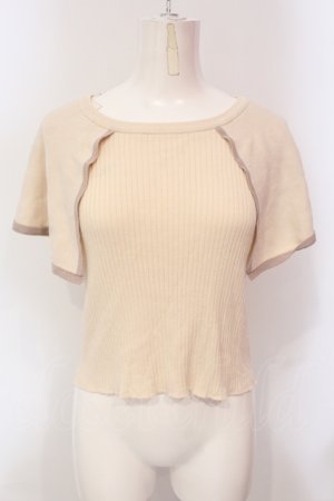 画像: Millor TOKYO / Dressyケープトップス【ニット】 M-L アイボリー O-25-05-31-080-LO-TO-IG-OS