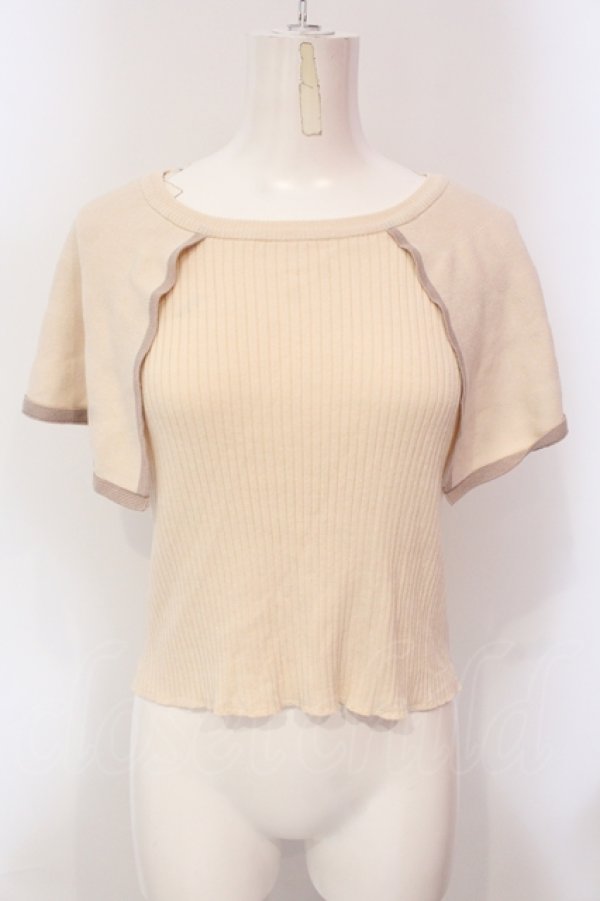 画像1: Millor TOKYO / Dressyケープトップス【ニット】 M-L アイボリー O-25-05-31-080-LO-TO-IG-OS (1)