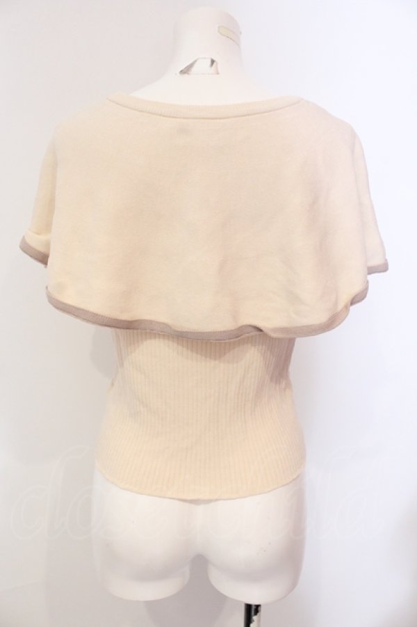 画像2: Millor TOKYO / Dressyケープトップス【ニット】 M-L アイボリー O-25-05-31-080-LO-TO-IG-OS (2)