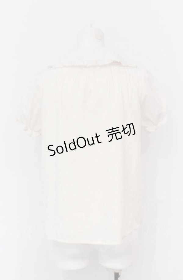 画像3: Amavel / ティータイム刺繍ブラウス  キナリ O-25-05-31-2009-CA-BL-OW-OS (3)