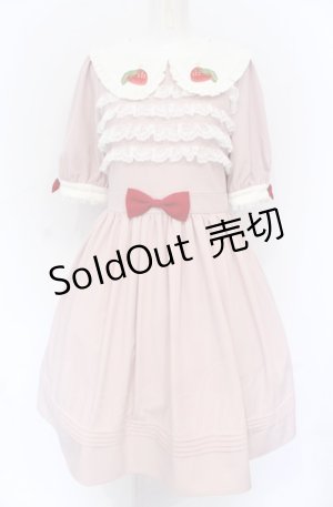 画像: Lolime / Strawberry Lolitaワンピース  ピンク O-25-05-31-2002-LO-OP-OW-OS