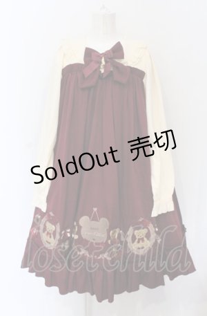 画像: Amavel / Bears ClosetスイートAラインワンピース F ワイン O-25-05-31-2016-CA-OP-OW-OS