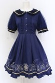 画像1: Amavel / Fortune Horoscopeチュールスリーブワンピース  ネイビー O-25-05-31-2017-CA-BL-OW-OS (1)