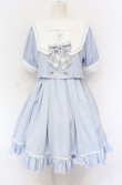 画像1: Amavel / Twinkle Plaid セットアップ風セーラーワンピース F サックス O-25-05-31-2024-CA-OP-OW-OS (1)