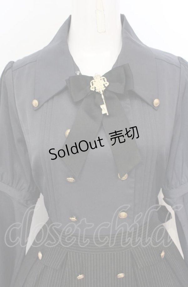 画像2: Amavel / Secret Antique Key　ワンピース  グレー×クロ O-25-05-31-2029-CA-OP-OW-OS (2)