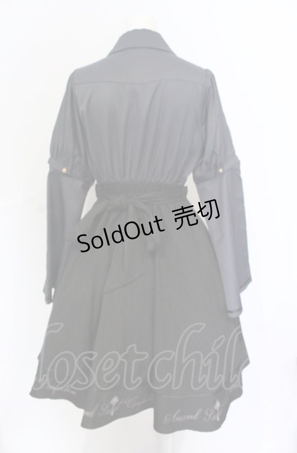 画像3: Amavel / Secret Antique Key　ワンピース  グレー×クロ O-25-05-31-2029-CA-OP-OW-OS (3)