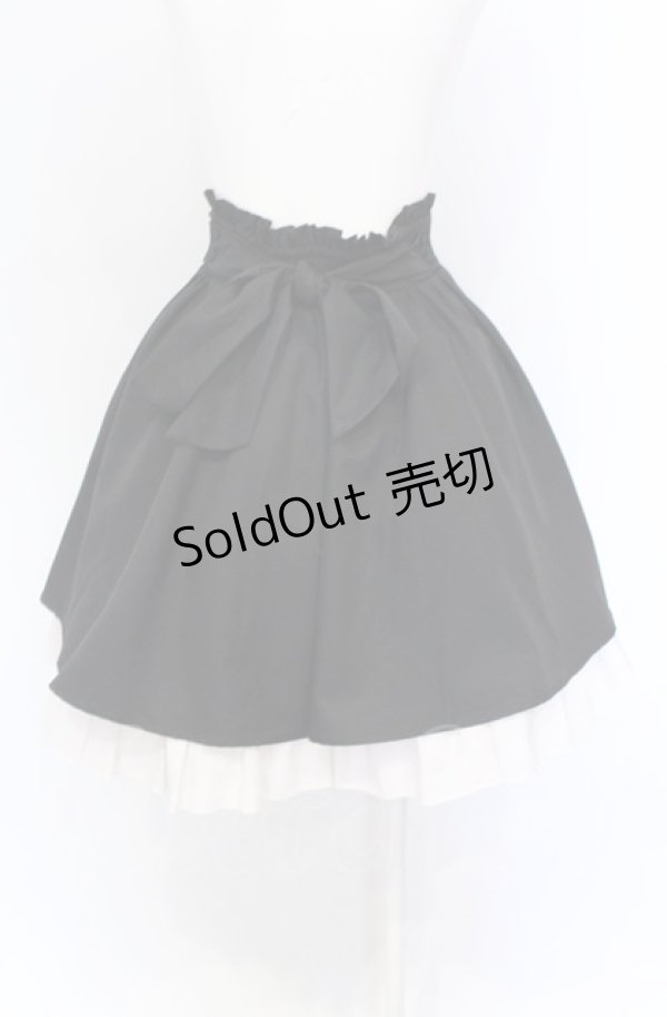 画像2: Amavel / フロント編み下げスカート F クロ O-25-05-31-2030-CA-SK-OW-OS (2)