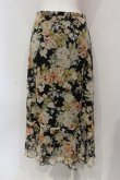 画像3: PINK HOUSE / ラッフルフリルシフォンスカート  クロ O-25-05-31-028-LO-SK-OW-ZT415 (3)