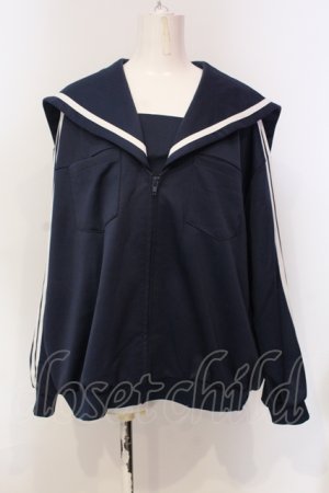 画像: Candy Stripper / SAILOR JERSEY ブルゾン  ネイビー O-25-06-03-001-PU-JA-OW-OS