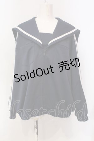 画像: Candy Stripper / SAILOR JERSEY ブルゾン  ネイビー O-25-06-03-001-PU-JA-OW-OS