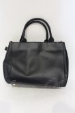 画像2: m petit by misako / AMレースアップ 2WAY トートバッグ  クロ O-25-06-03-036-LO-BG-IG-OS (2)