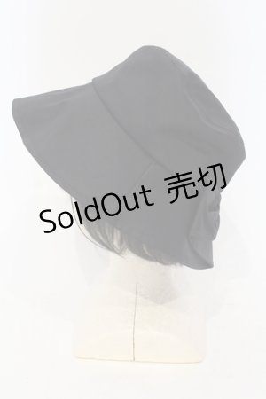 画像: melume / makiコラボリボンバケットハット 57.5ｃｍ クロ O-25-06-03-046-LO-AC-OW-OS