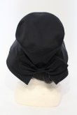 画像3: melume / makiコラボリボンバケットハット 57.5ｃｍ クロ O-25-06-03-046-LO-AC-OW-OS (3)