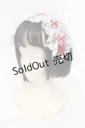 画像: To Alice / クリップヘッドドレス  アカ O-25-06-03-049-LO-AC-OW-ZT208-F001