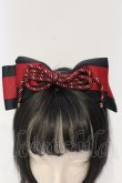 画像2: Amavel / おもひでの玩具箱和風リボンカチューシャ  クロ×ワイン O-25-06-03-051-CA-AC-IG-OS (2)