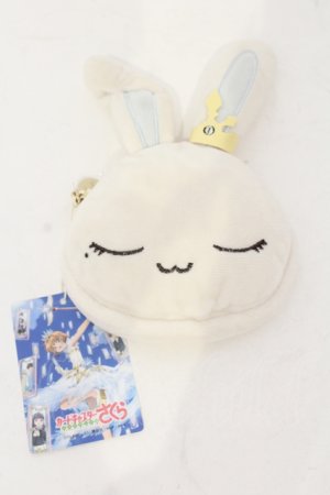 画像: Maison de FLEUR / モモ フェイスポーチ  アイボリー O-25-06-03-055-LO-ZA-OW-OS
