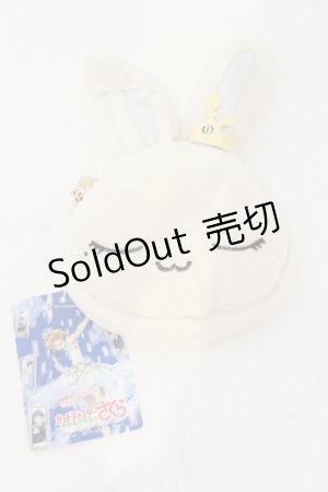 画像: Maison de FLEUR / モモ フェイスポーチ  アイボリー O-25-06-03-055-LO-ZA-OW-ZT208