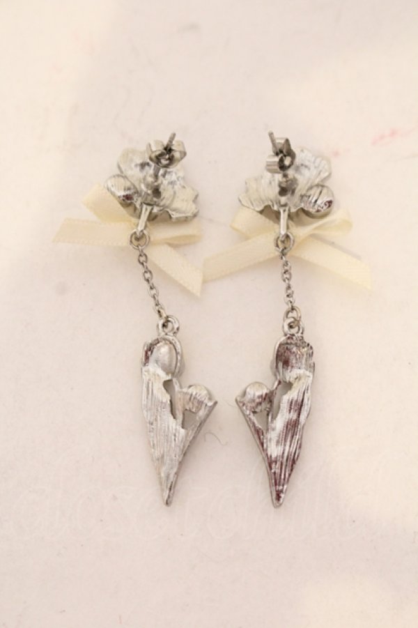 画像2: axes femme / チューリップリボンピアス  シルバー O-25-06-03-057-AX-AC-OW-OS (2)