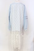画像4: Candy Stripper / UNIFORM LAYERED DRESS  サックス×ホワイト O-25-06-03-007-PU-OP-OW-OS (4)